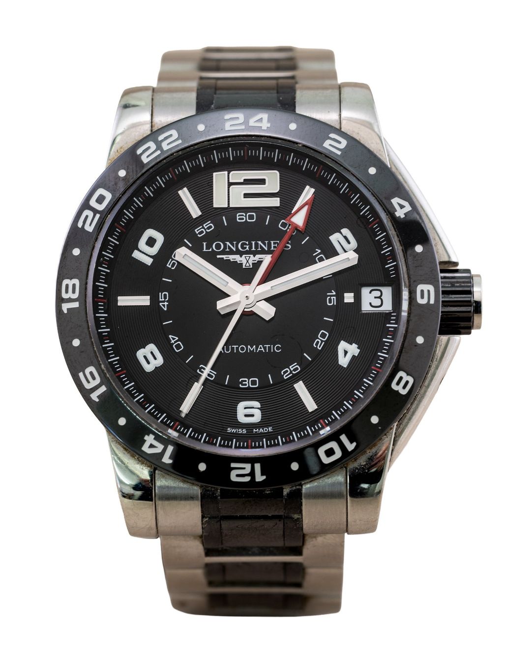 Longines Orologi: Longines Admiral GMT – Usato da La Chaux-de-Fonds venduto da late-again