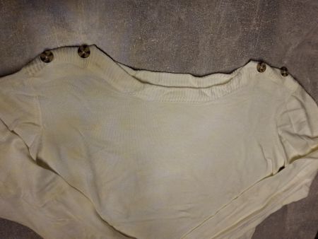 Pull blanc XL marque Chicorée