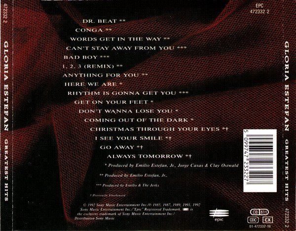 CD: Gloria Estefan - inc. "Always Tomorrow", "Here We Are", – Usato da Unterbäch venduto da jaqila 1