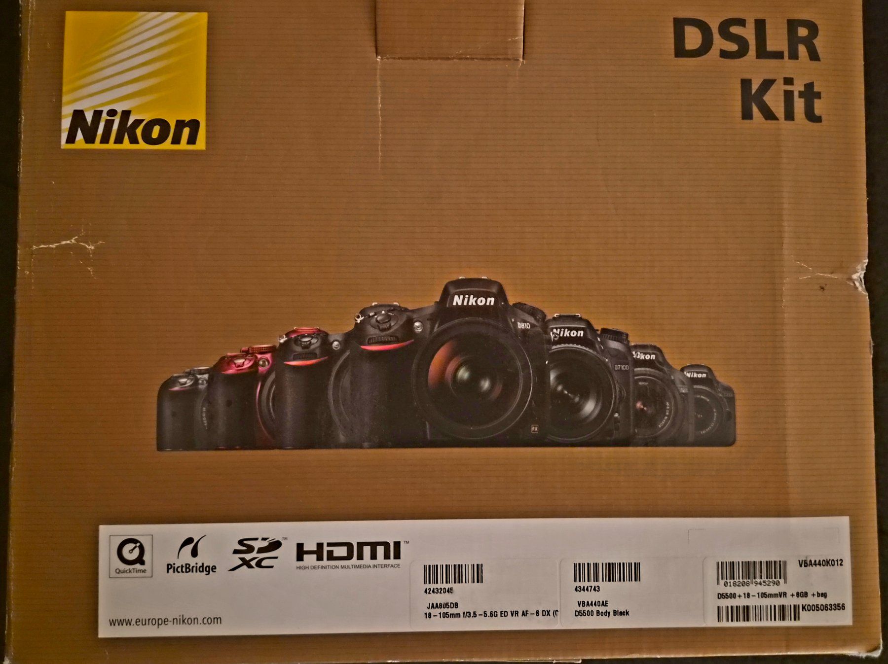 Nikon Fotocamera: Nikon D5500 mit 18-105mm VR Objektiv & GorillaPod – Usato da Dübendorf venduto da RoboAnd 6