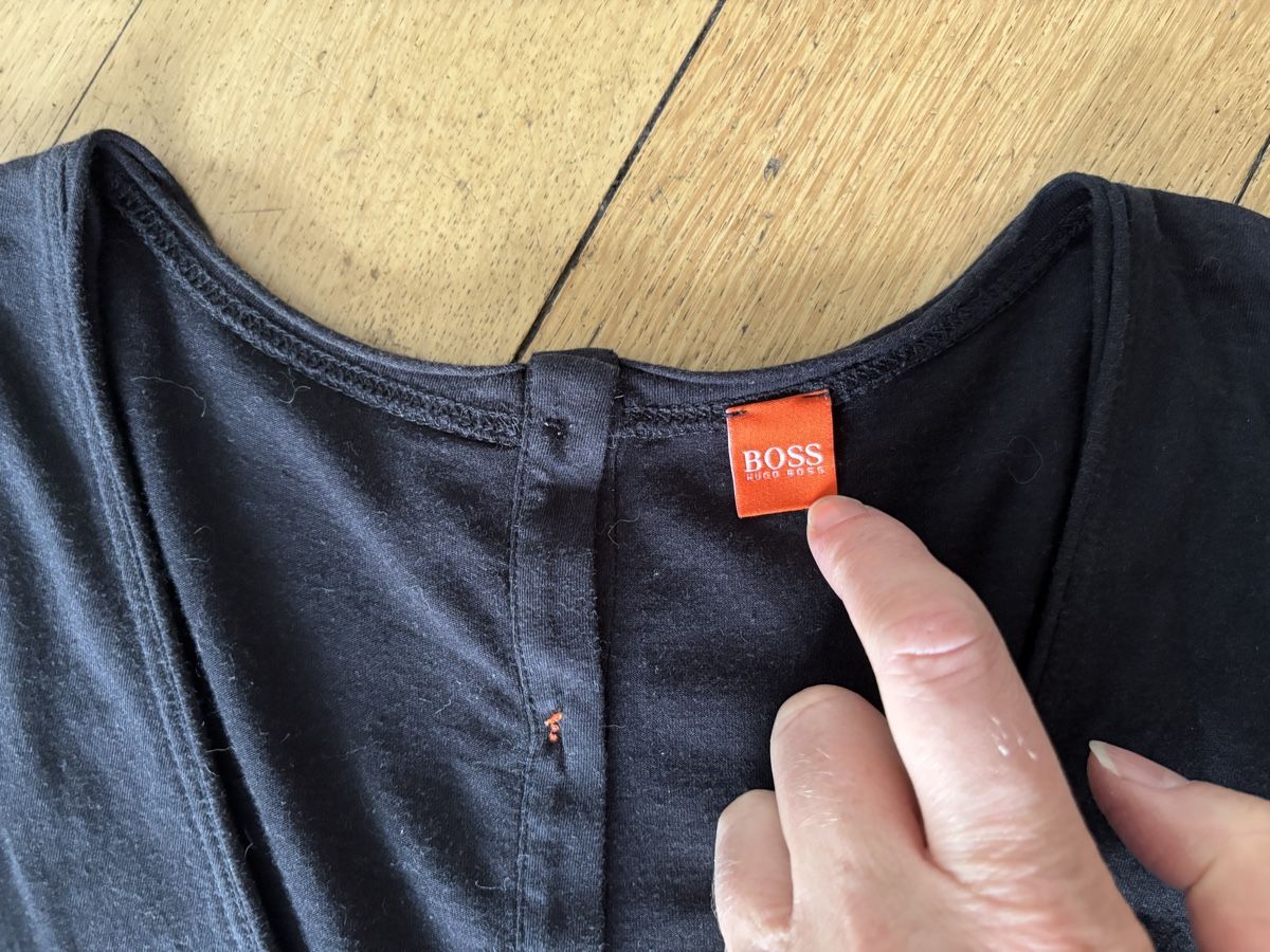 Hugo Boss Vestiti: HUGO BOSS Baumwolle-Jersey, Gr. M, Schwarz – Usato da Bern venduto da Etzy 7