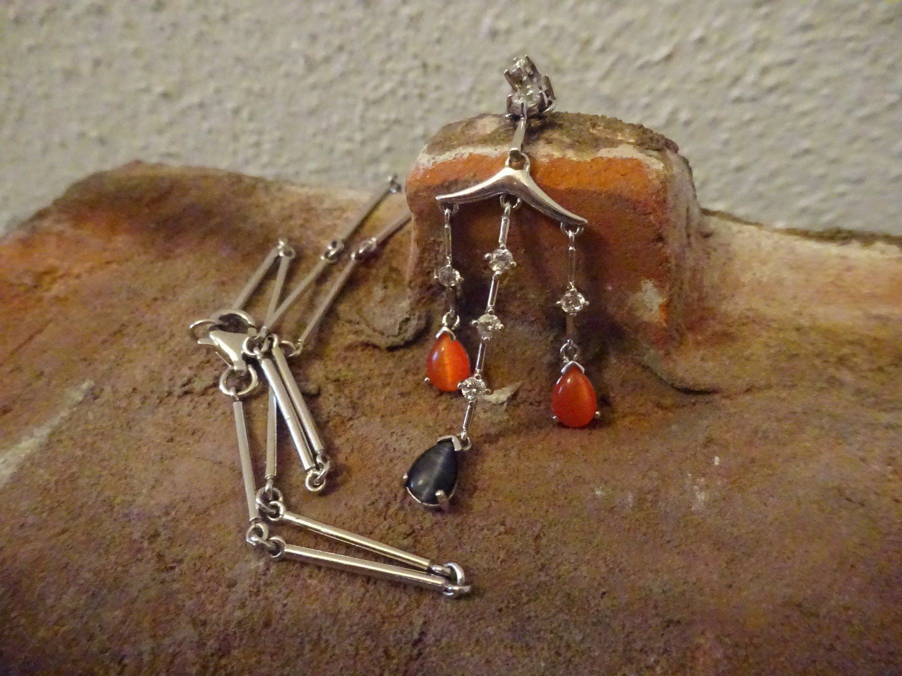 Ketten: Kette Collier Mondstein / 925 Silber – Gebraucht aus Esslingen von FetteSchnecke 7