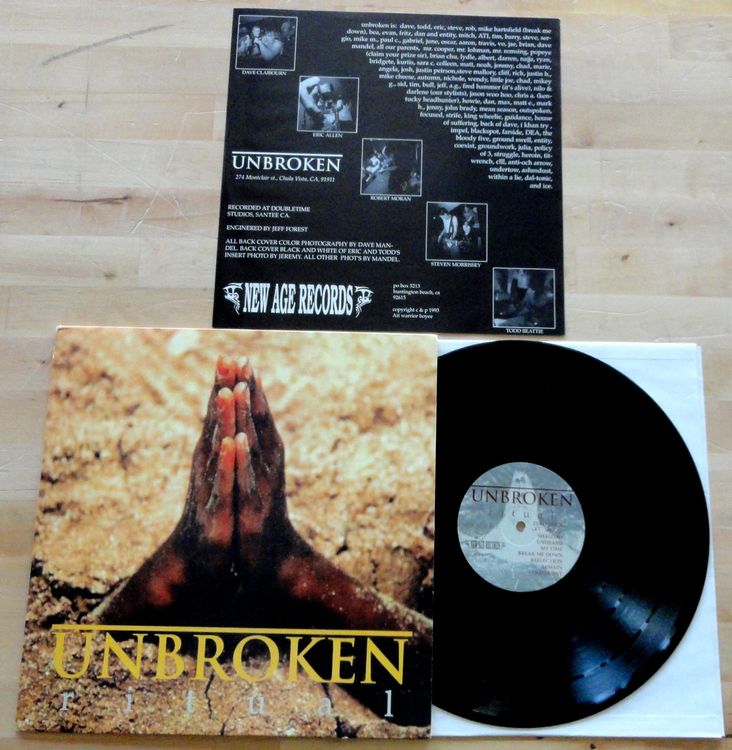 LP UNBROKEN ritual NA 16 USA 1993 HARDCORE | Kaufen auf Ricardo