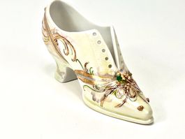 KÖNIGLICH TETTAU Porzellan-Schuh Antiquariat