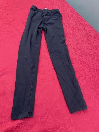 Mädchen Leggings schwarz 128