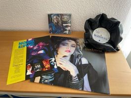 Madonna Fan-Set, Vinyl, CD, Schale, Flyer