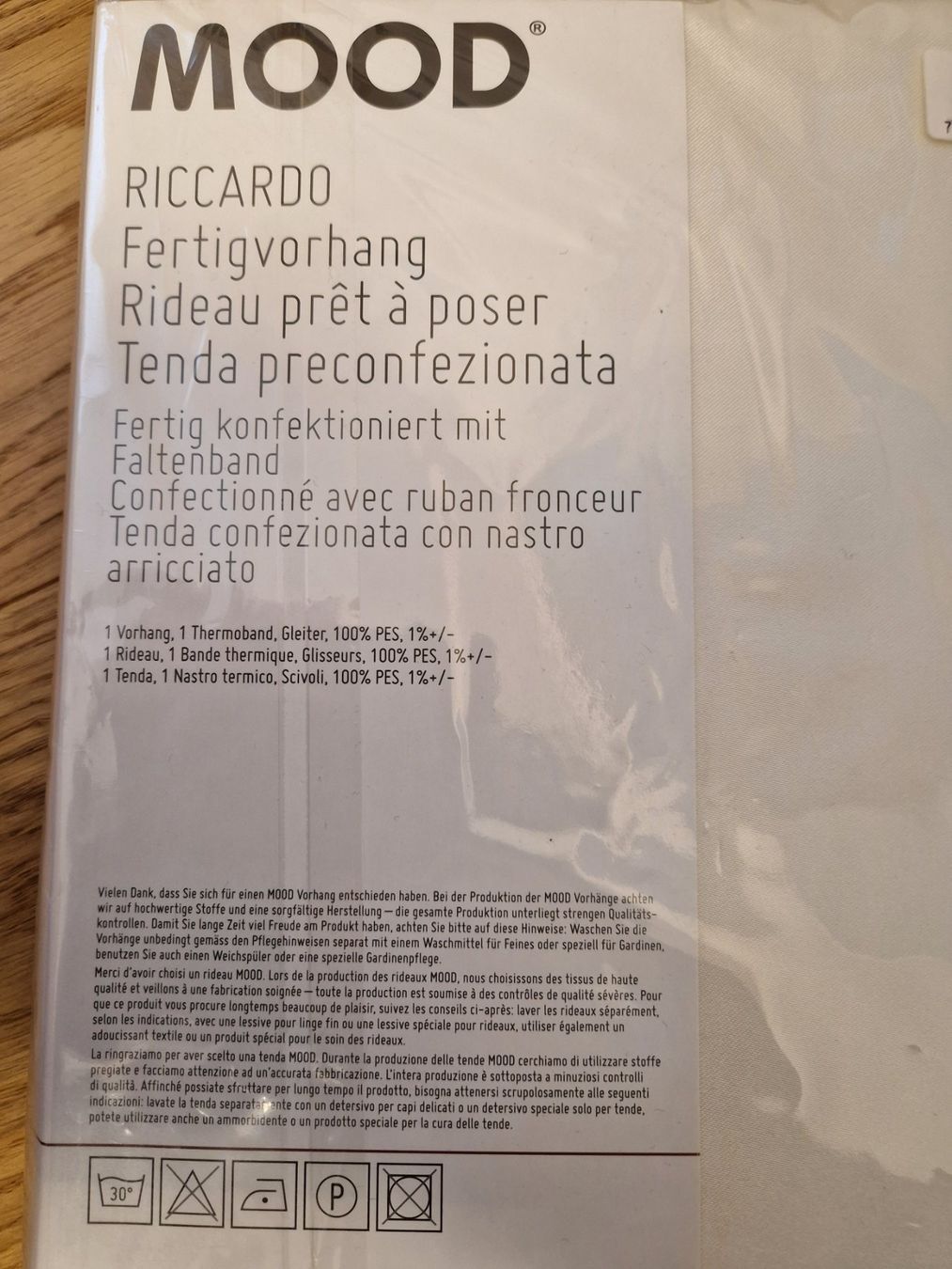 Tende: Fertigvorhang 2 Stück 250x145 NEU – Nuovo e nell'imballaggio originale da Davos-Dorf venduto da Bpelikan 1