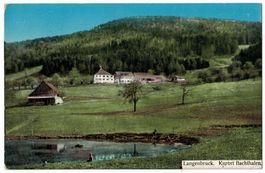Bachthalen, Kurort bei Langebruck, gelaufen 1915