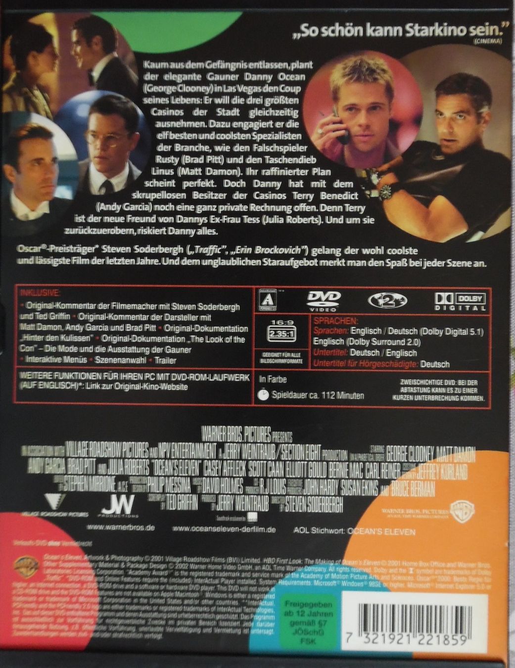Tutti i DVDs: Ocean`s Eleven – Usato da Bellinzona venduto da Luna093 2