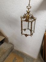 Alte Messing-Laterne / Hängelampe - Antik Stil - Top!