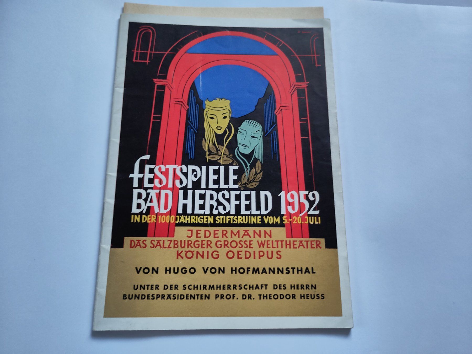 Riviste & Magazine: Festspiele Bad Hersfeld 1952 Programmheft – Usato da Schaffhausen venduto da RolfMeister