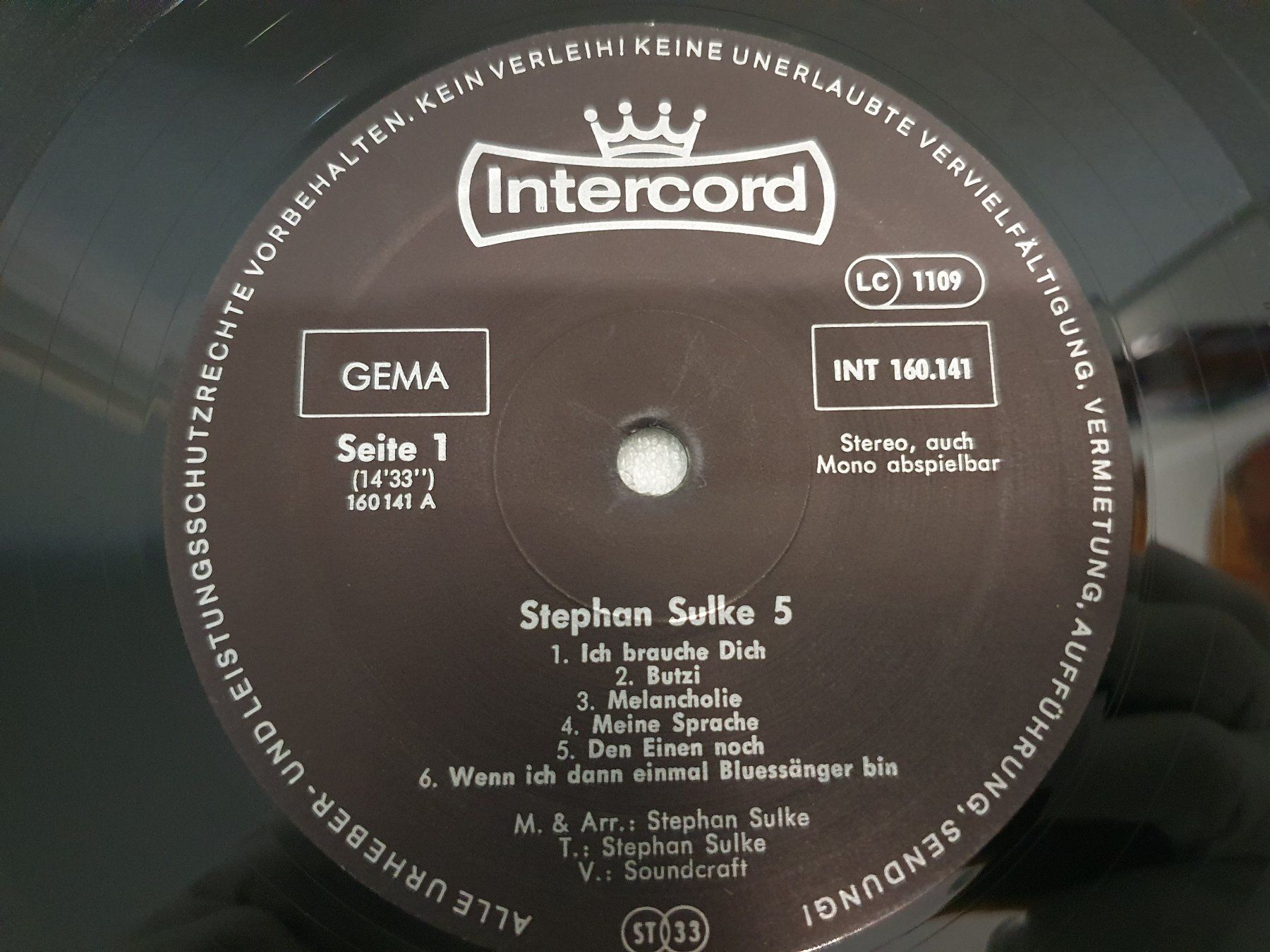 Dischi in vinile: Stephan Sulke – Stephan Sulke 5 – Usato da Uster venduto da Vinyl-Leidenschaft 4