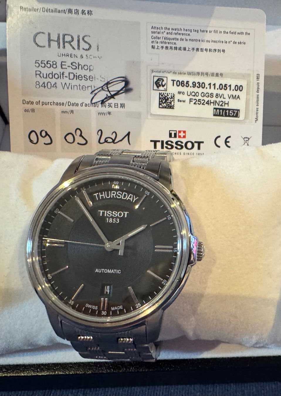 Tissot Orologi: **** TISSOT T-CLASSICS AUTOMATICS **** – Nuovo (secondo la descrizione) da Giumaglio venduto da soloemi