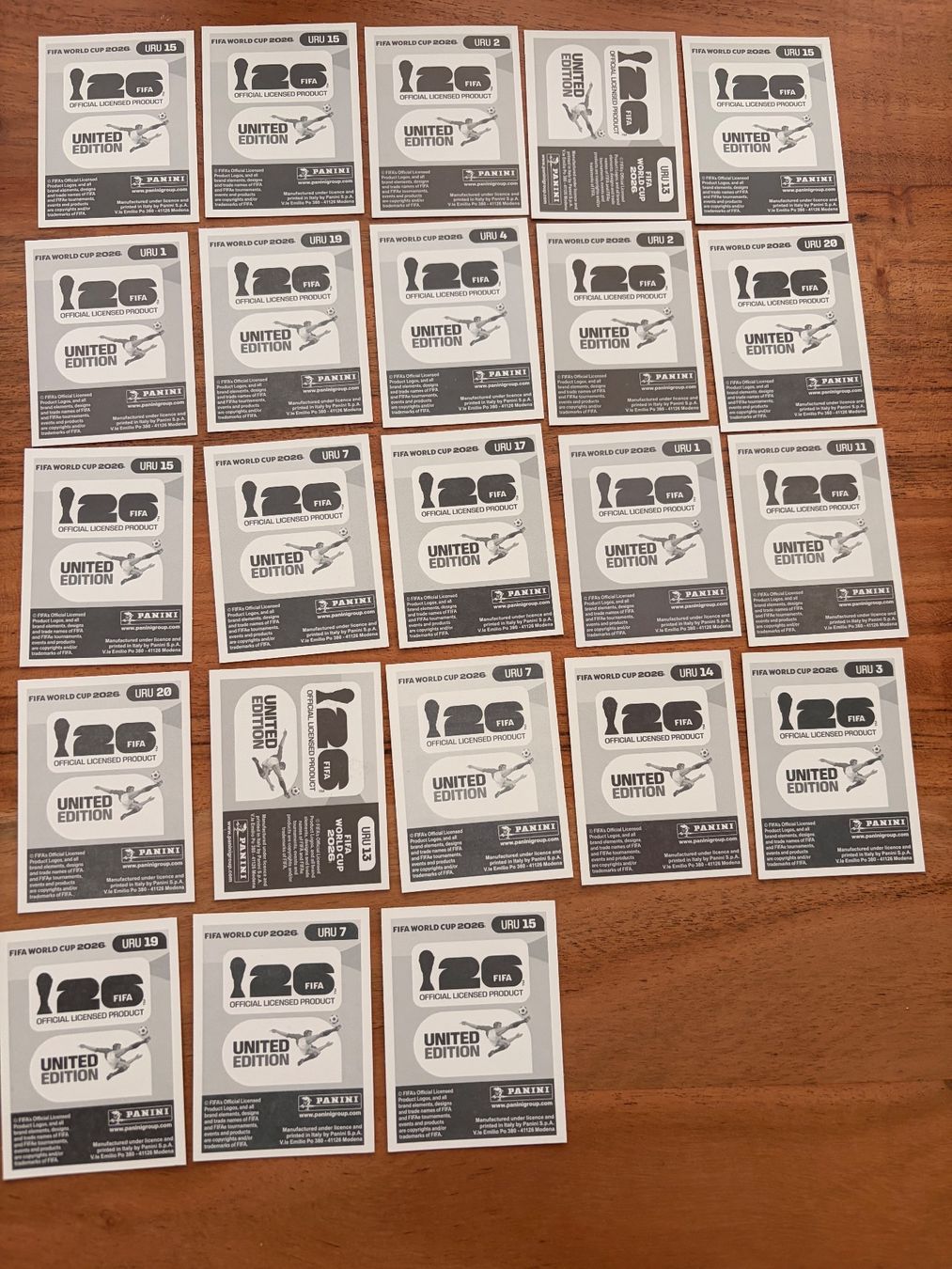 Panini Carte collezionabili: Panini Uruguay URU 2026 – Usato da Solothurn venduto da rah_g92d 1