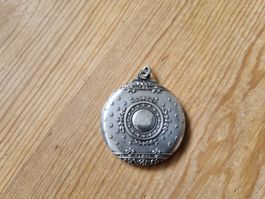 Antiker Napoleon III Medaillon XL Anhänger um 1880-1900