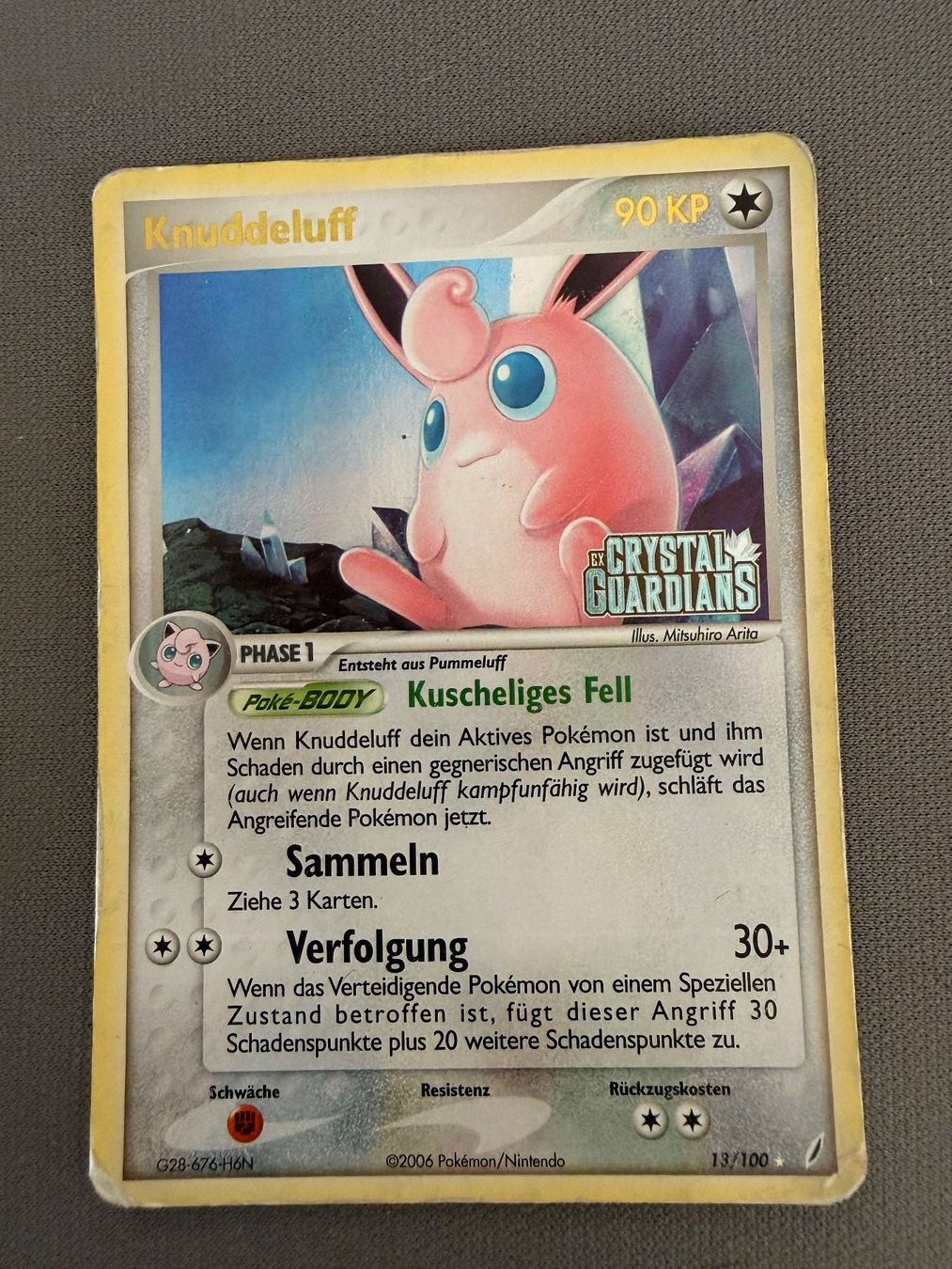 Pokémon Carte collezionabili: Pokemon Knuddeluff 13 / 100 – Usato da untersiggenthal venduto da stephanymar