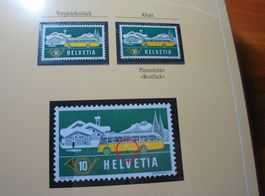 Abart Alpenpost 1953, **, "Plattenfehler Rostfleck"