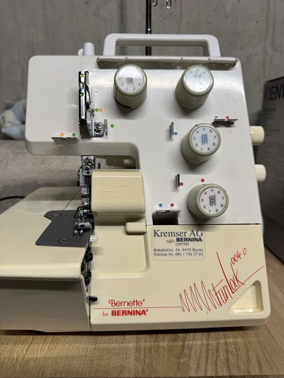 Bernette for Bernina 004D Overlock Nähmaschine funktionsfähi (D ...