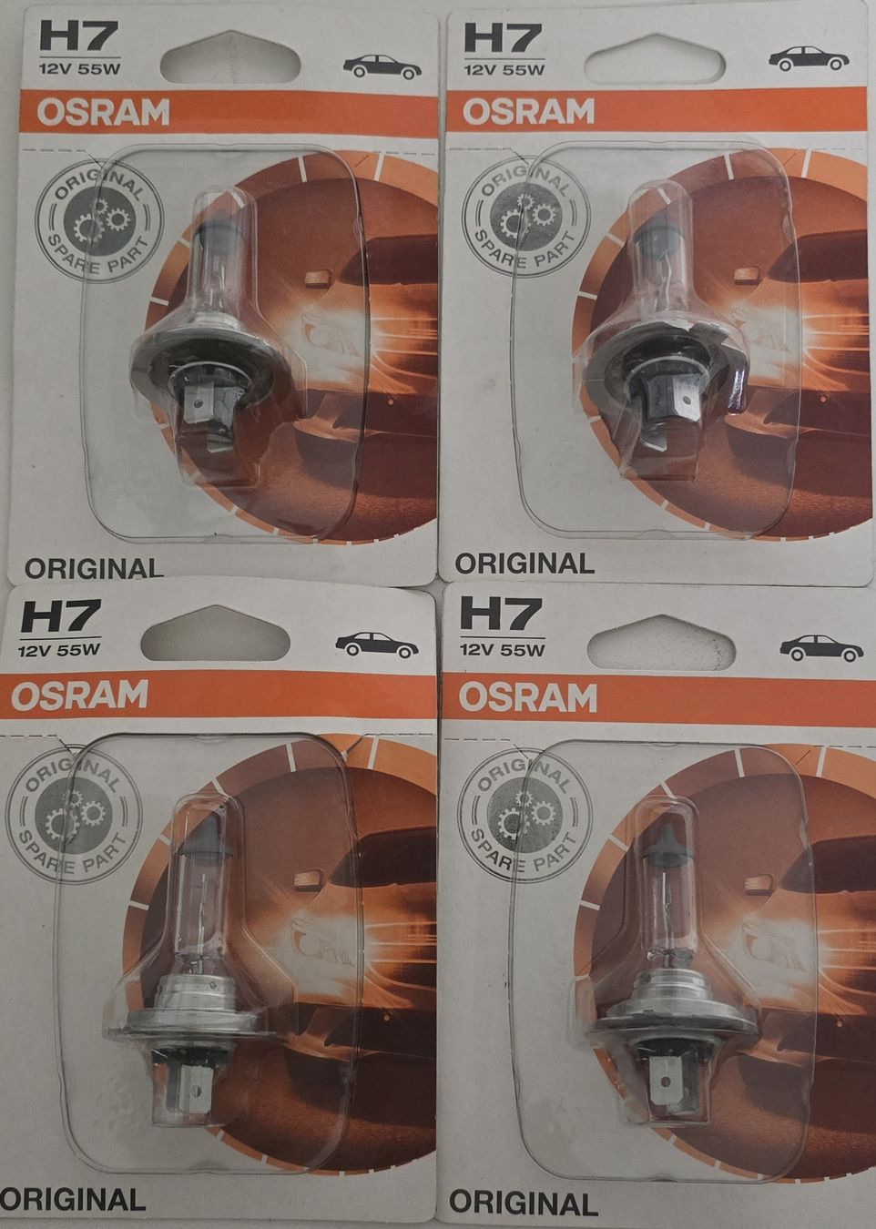 Osram Lampen: 4x Osram H7 "Original" – Halogen – Neu und originalverpackt aus Wiliberg von Danolio