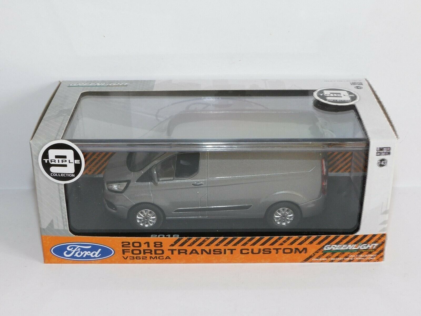 Ford Modellini d'auto: Ford Transit Custom V32MCA Phase II seit 2018 Magnetic grau – Nuovo e nell'imballaggio originale da Gerlafingen venduto da espero88 8