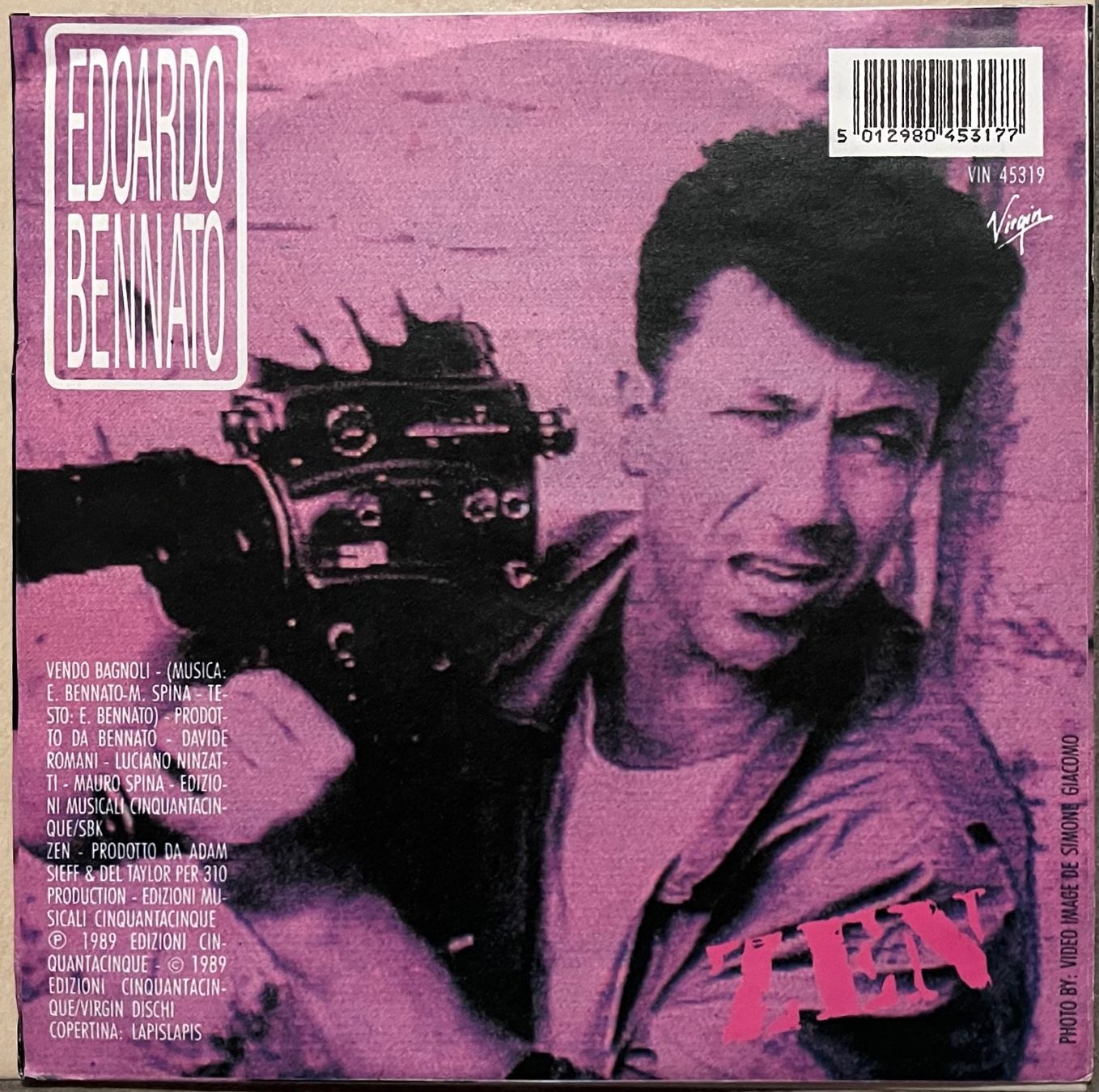 Vinyles: EDOARDO BENNATO - VENDO BAGNOLI – D'occasion à Bussigny par vinyl-pas-cher 1