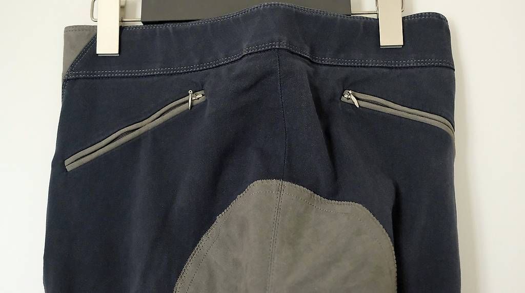 Pantaloni: Damen Jodhpurreithose navy/grau – Usato da Cham venduto da paradora 2