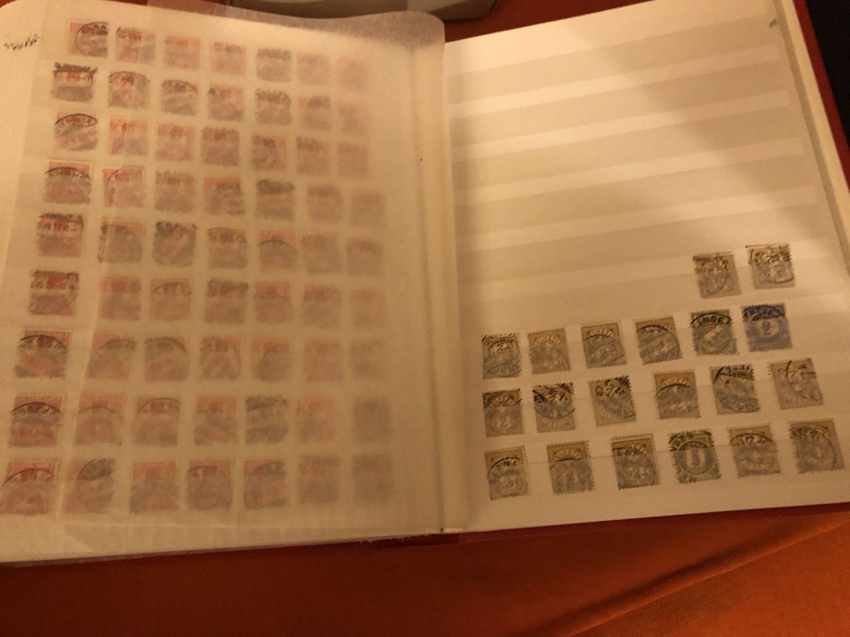 Alle Briefmarken: Sack mit BRIEFMARKEN in 9 Alben! – Gebraucht aus Lufingen von Rac0 5