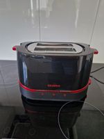 Severin Toaster Schwarz-Rot 2 Schlitze Top Zustand