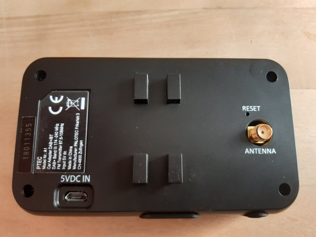 Adattatori: PTEC A1 DAB+ Car-Adapter / Autoradio Adapter – Usato da Fribourg venduto da danube 5
