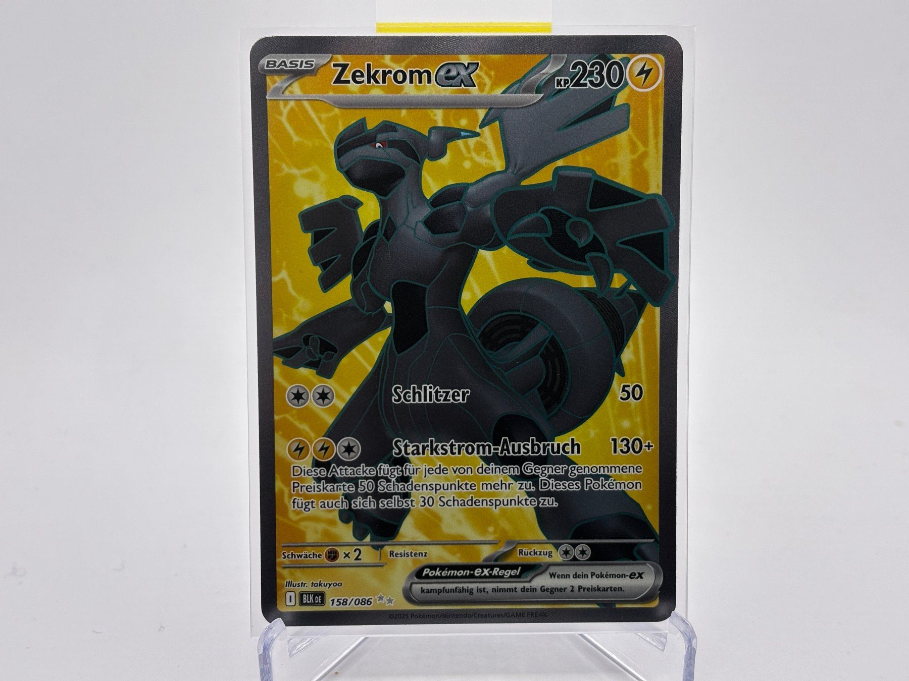 Pokémon Carte collezionabili: Schwarze Blitze - Zekrom ex  (BLK 158) - DE – Nuovo (secondo la descrizione) da Allschwil venduto da bul_5pmr