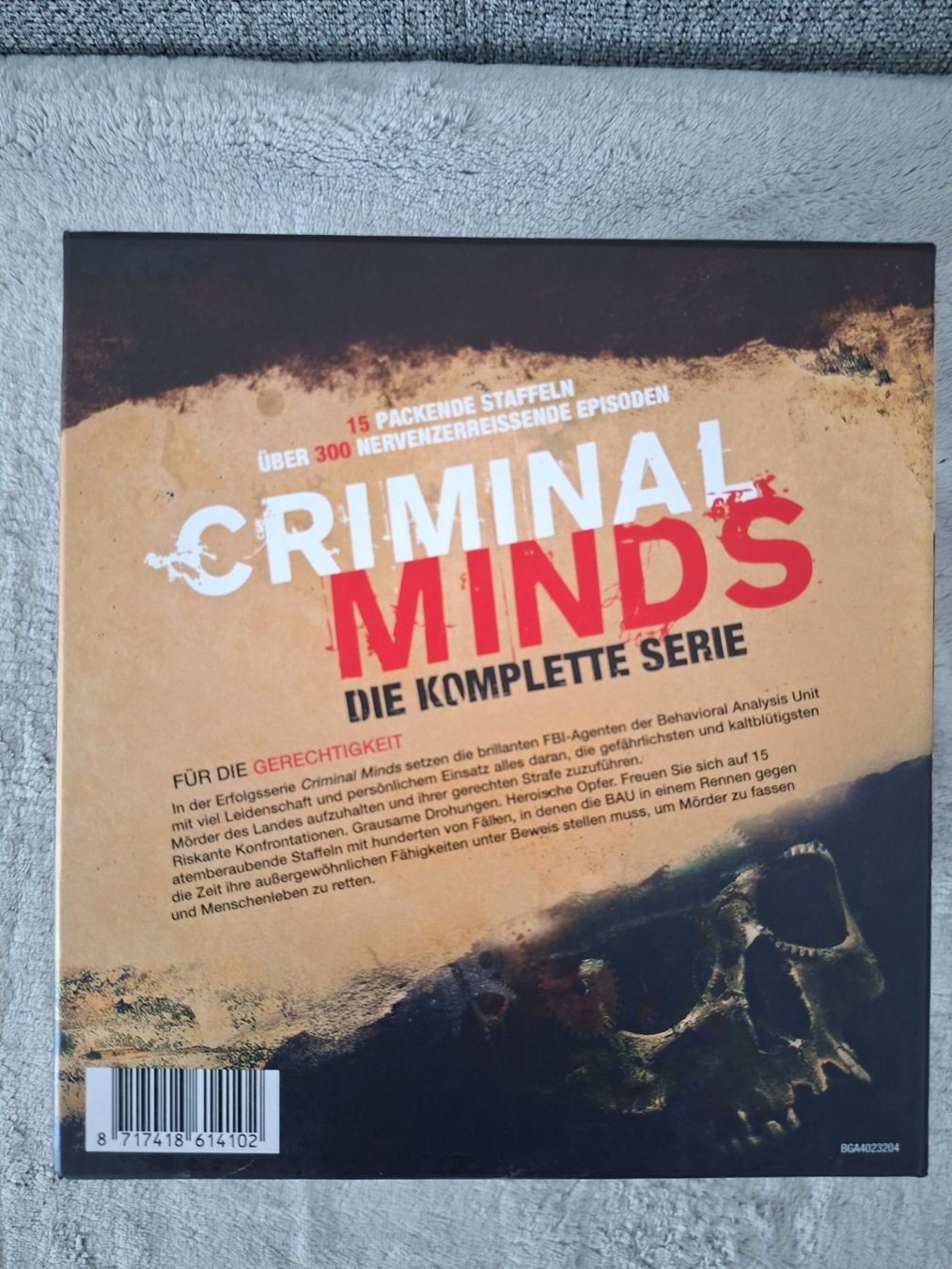 Alle DVDs: CRIMINAL MINDS  STAFFEL 1 - 15  DVDs SUPER - BOX – Gebraucht aus Aesch BL von Burschi59 1