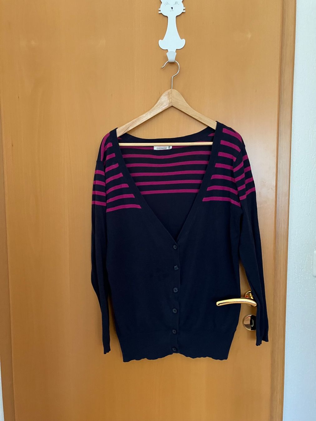 Gilet & Giacche: Cardigan rayé Clockhouse 2XL - Idéal – Usato da Bex venduto da man_6gxz