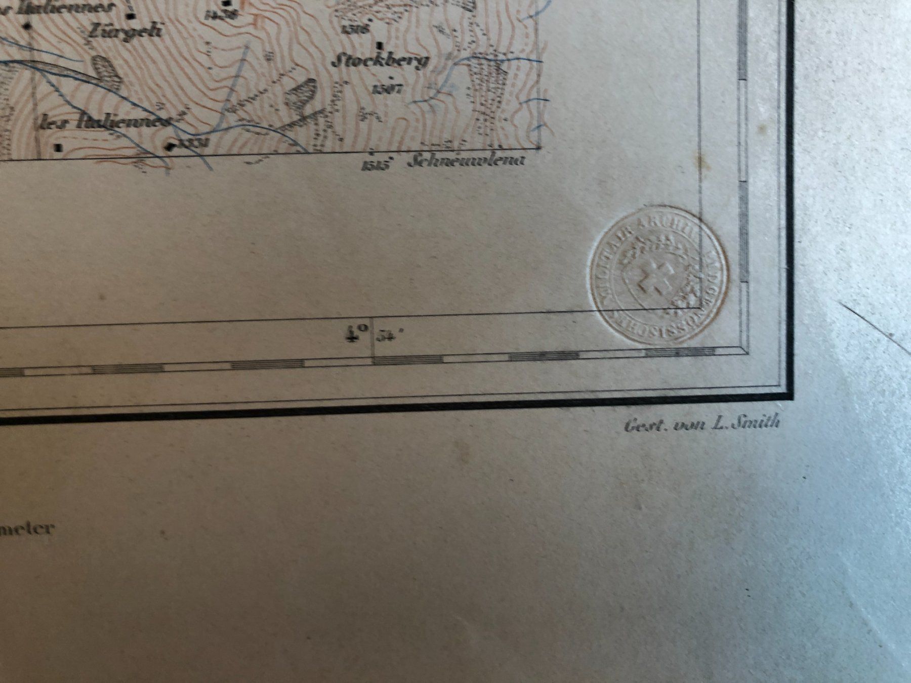 Cartine & Atlanti: Siegfriedatlas Bl. 347: La Roche – Usato da Zürich venduto da allp 5