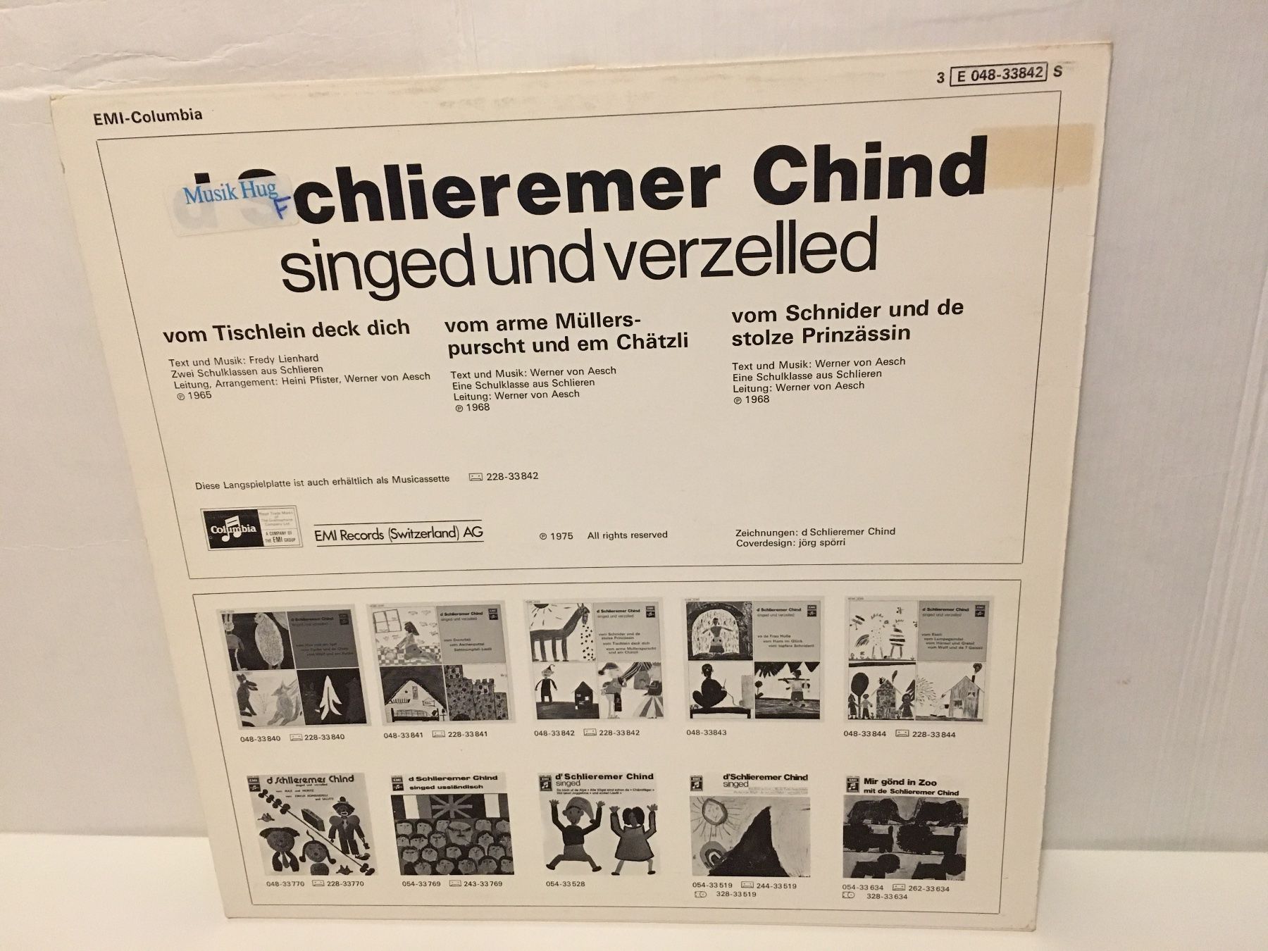 Dischi in vinile: Schallplatte - d Schlieremer Chind - EMI - 1975 – Usato da Andwil SG venduto da Rainboli 1