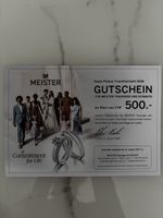 MEISTER Gutschein 500 CHF Trauringe Schmuck 31.01.2027