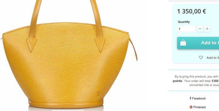Louis Vuitton Borse da donna: Louis Vuitton Saint-Jacques Tasche / sac – Usato da Collonges venduto da Auganien 9