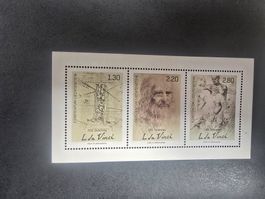 Liechtenstein la da Vinci kleinbogen postfrisch
