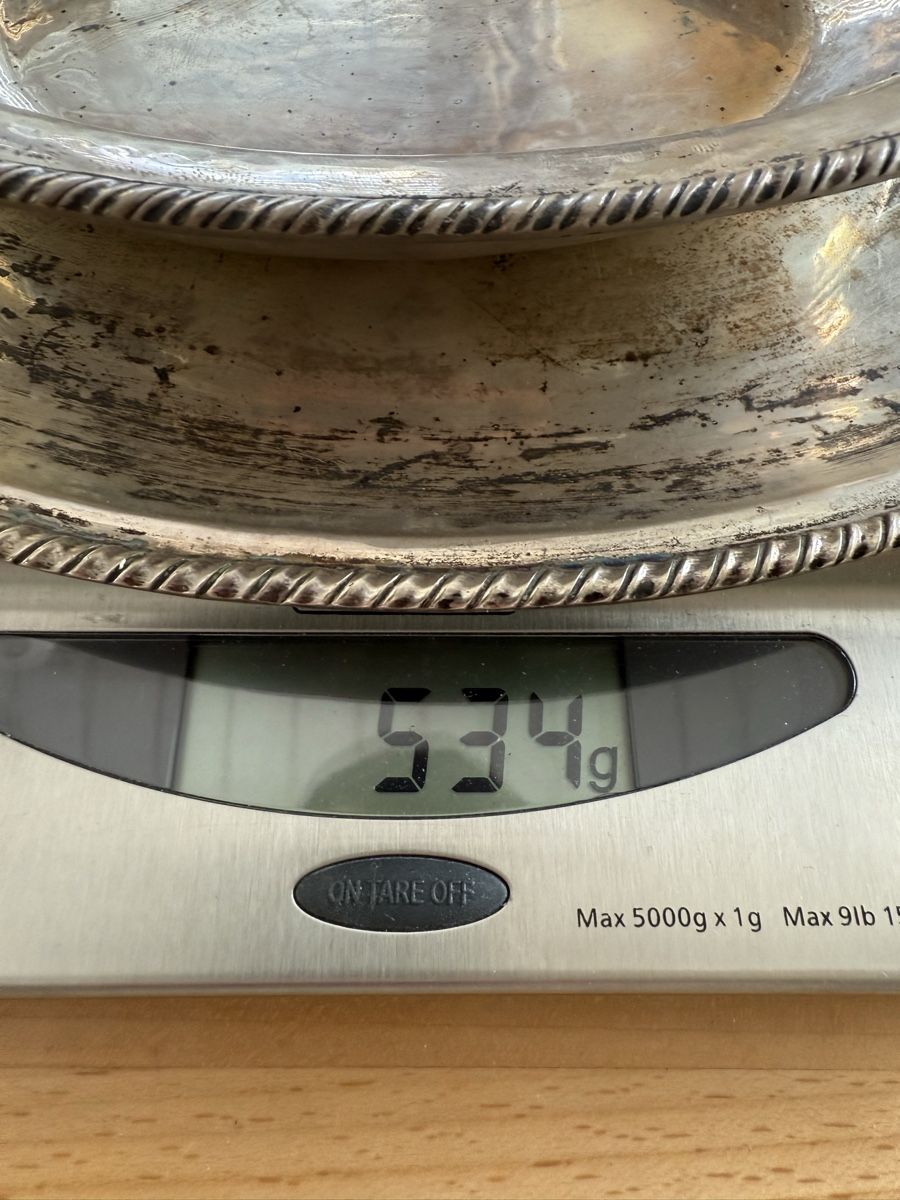 Piatti di portata: Vintage 800 Silber Schalen, Serviertablett mit Rand – Usato da Affoltern am Albis venduto da jonas1009 6