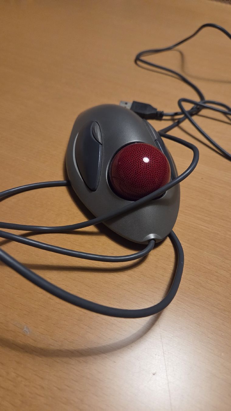 Logitech Maus: Logitech TrackMan Marble – Souris Trackball  – Gebraucht aus Genève von narabda 1