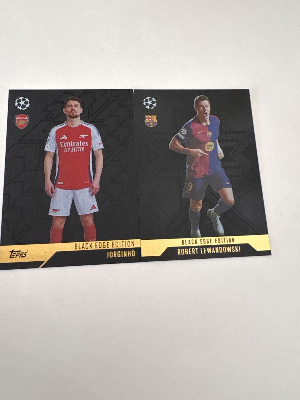 Topps Carte collezionabili: Topps Black Edge Edition - Jorginho & Lewandowski! – Usato da Jegenstorf venduto da Monia8