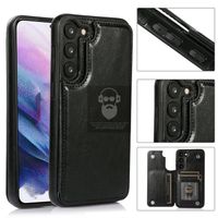 Schutzhülle Etui Leder Case für Samsung Galaxy S23 Plus