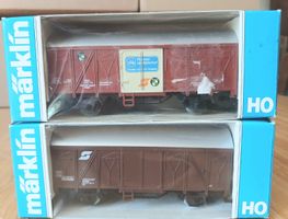 Märklin Ho 4407,4412 Lot de 2 wagons marchandises des ÖBB