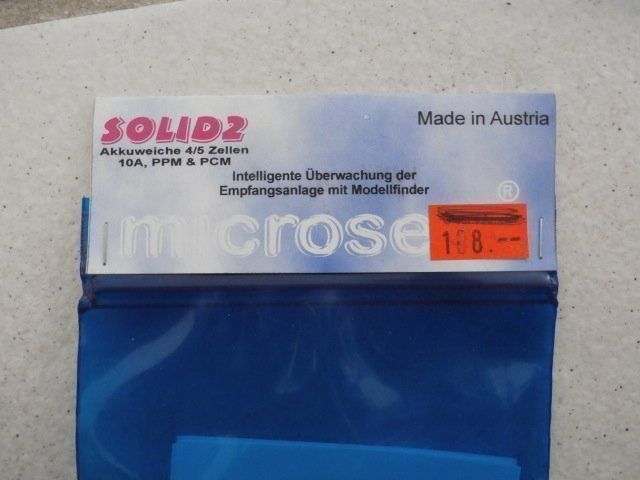 Modellismo RC: Solid2 Akkuweiche 4/5 Zellen 10A – Nuovo e nell'imballaggio originale da Würenlingen venduto da Delfinli1