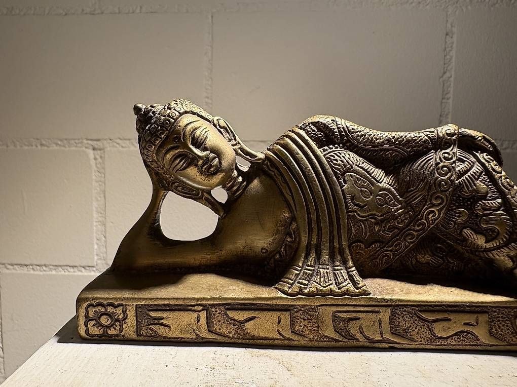 Sculture & Statue: Buddha schlafend Messing / 21 cm – Usato da Lenggenwil venduto da Unique_