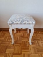 Hocker weiss gepolstert guter Zustand