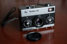 Rollei 35 Made in Germany Zeiss Tessar 40mm f3.5 rare S/N