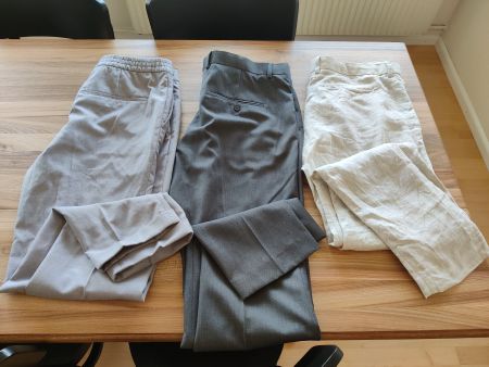 Herrenhosen (3 Stk.), Grössen 50 und 52