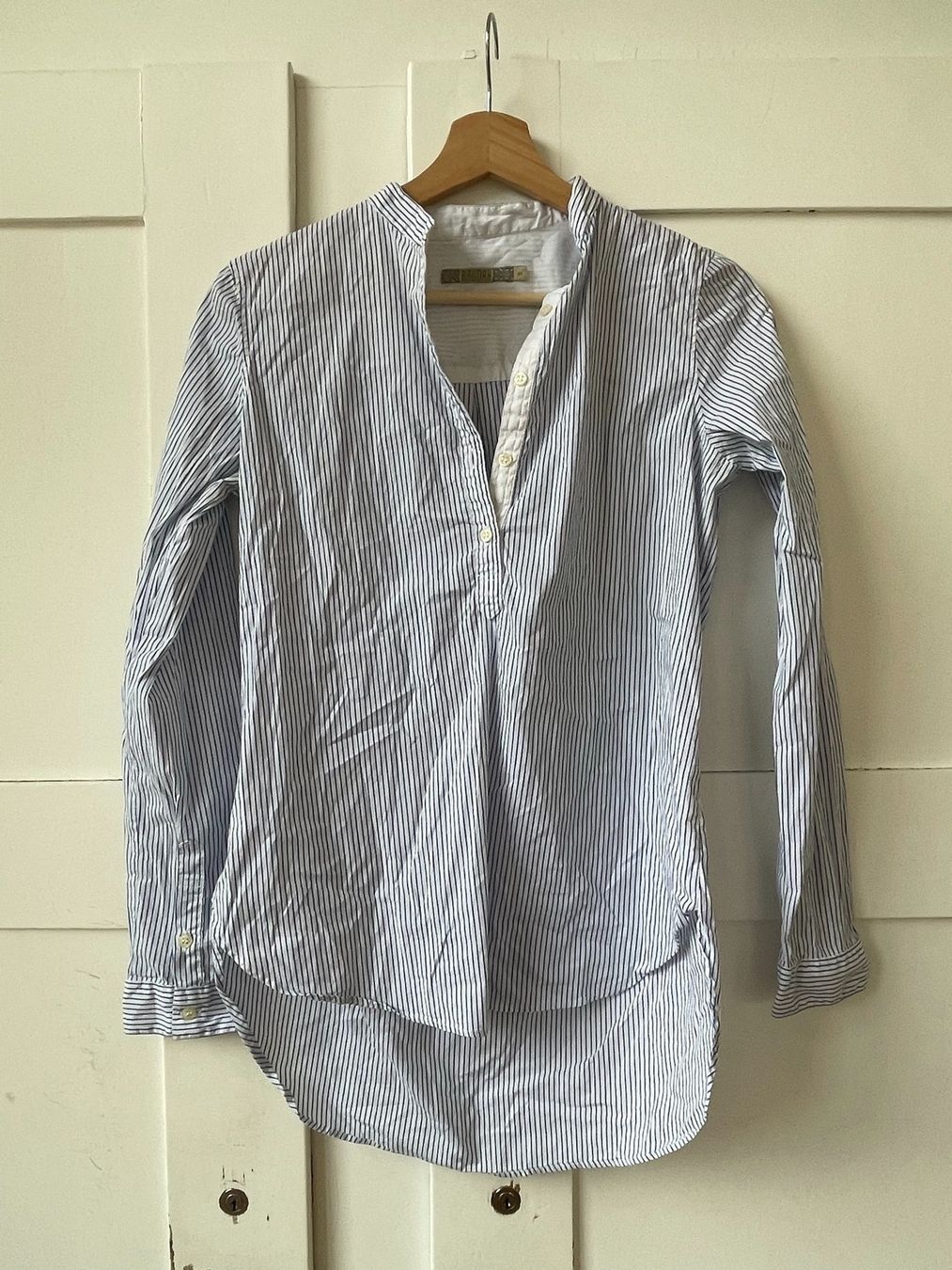 Camicette: BLAUMAX Bluse blau-weiss gestreift, Gr. S – Usato da Neukirch an der Thur venduto da bee88