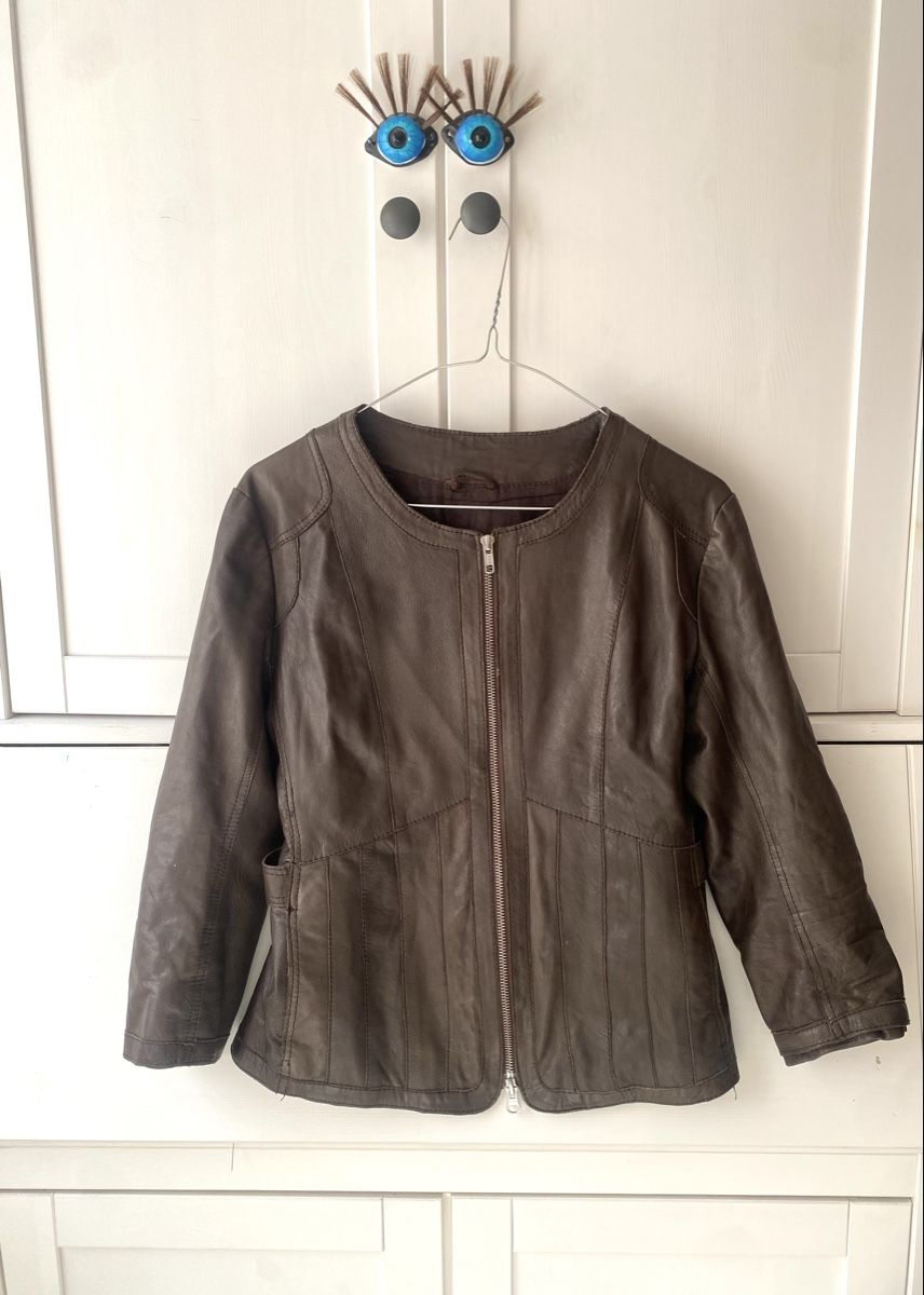 Hugo Boss Jacken: BOSS ORANGE Lederjacke – Gebraucht aus zürich von venezi