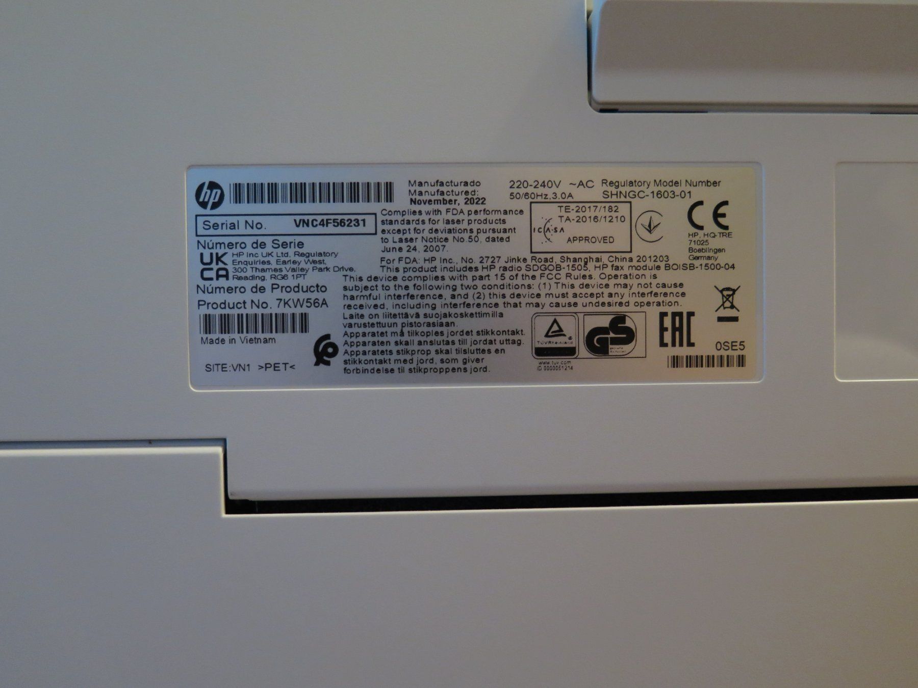 Hewlett Packard Stampanti: HP Laser-Farb-Multifunktionsdrucker – Usato da Hausen am Albis venduto da Soul2026 3